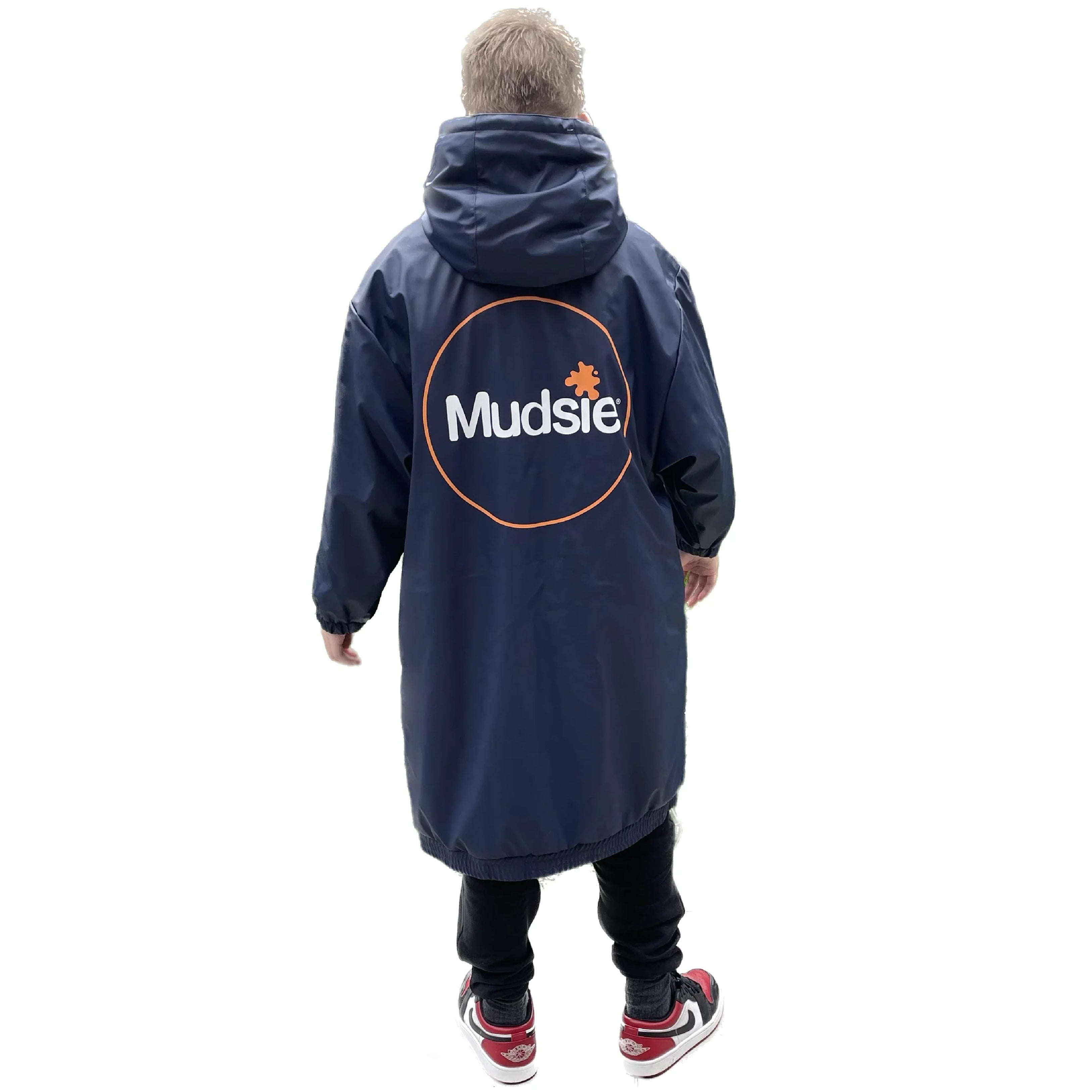 ORANGE LOGO MUDSIE COAT